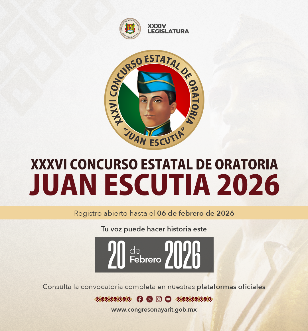 23.-Gráfico Concurso Estatal de Oratoria Juan Escutia 2026*