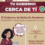 Gobierno de Bahía de Banderas acerca servicios de pago de predial y agua a Bucerías